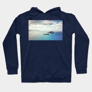 Blue Islands of Oahu Hawaii Hoodie